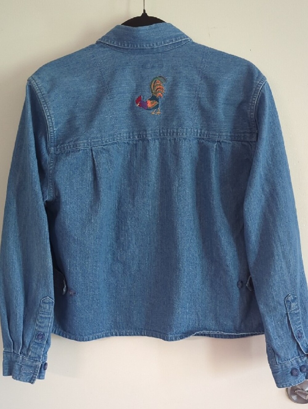 Denim Rooster Button Down - Picture 6 of 7